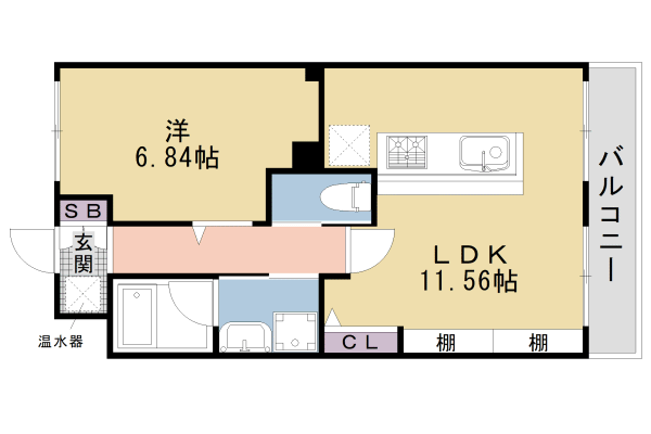 Ｂｕｒｅｚｉｏセフィールの間取り