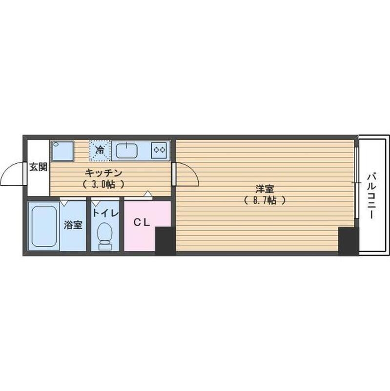 エスポワール聚楽の間取り