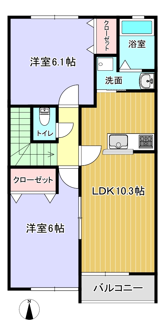 ロワジールの間取り