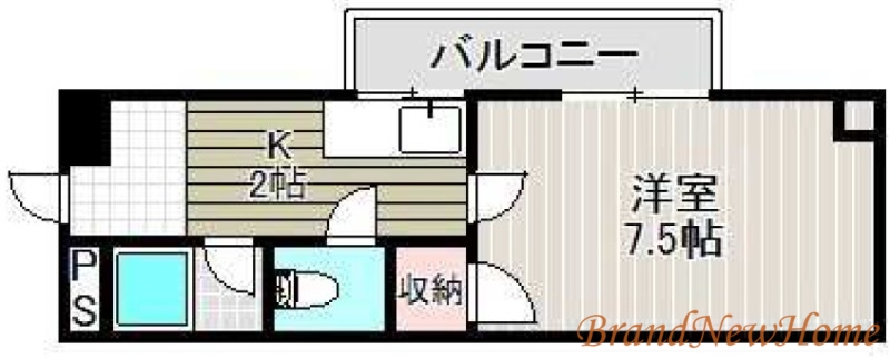 大阪府堺市北区百舌鳥梅町１（マンション）の賃貸物件の間取り