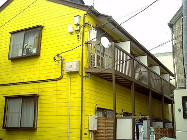 川崎市中原区木月祗園町のアパートの建物外観