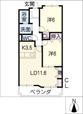 ＰＡＲＣＩＯ可児の間取り