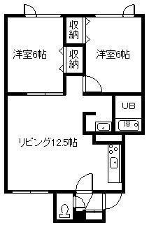 エーコーアネックス広里の間取り