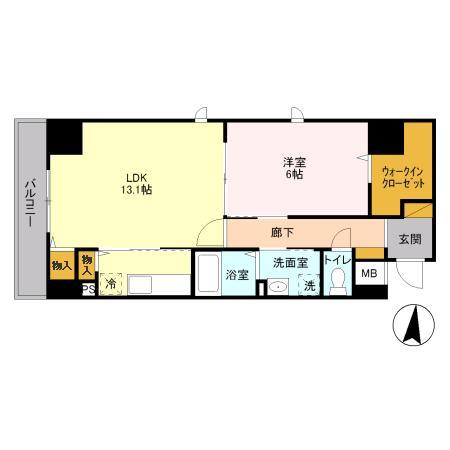 【WHITE　RESIDENCEの間取り】