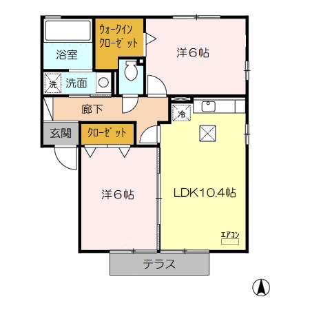 オーククレストIIの間取り