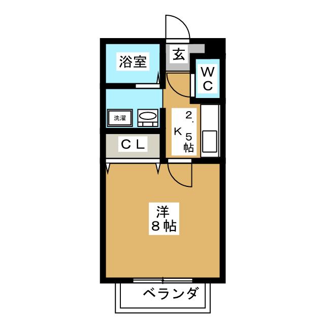 ヴィラ若竹の間取り