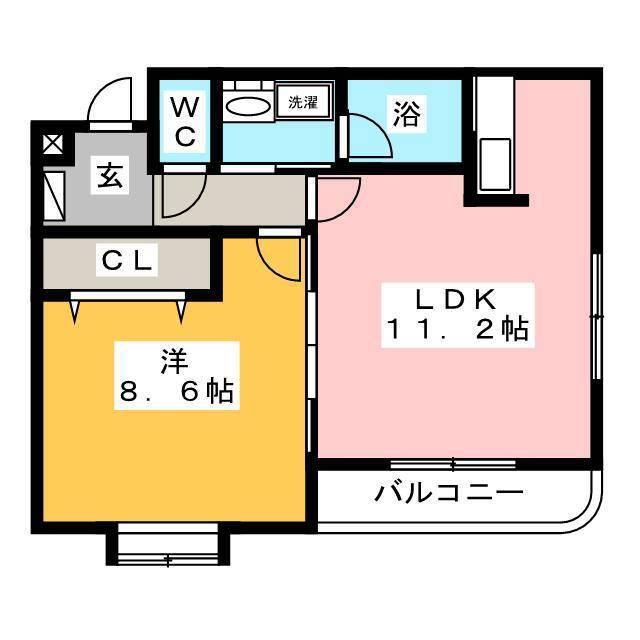 ＯＰＵＳ　５１２の間取り