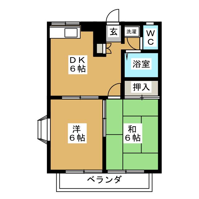 エステートピアあやの間取り