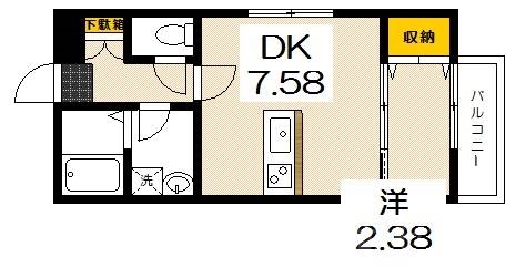 セブンプロート五日市リバーサイドIIの間取り