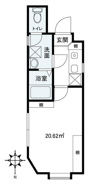 フィリップ南品川の間取り