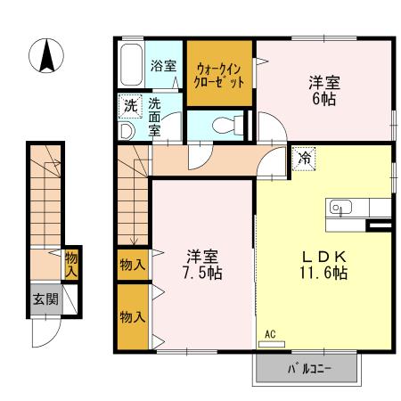 シャルマンIIの間取り