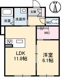 ベルエトワール南江戸の間取り