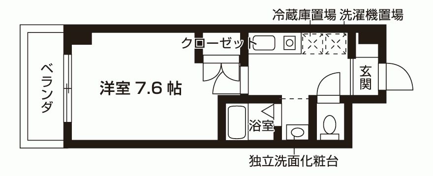 山の手ハウスの間取り