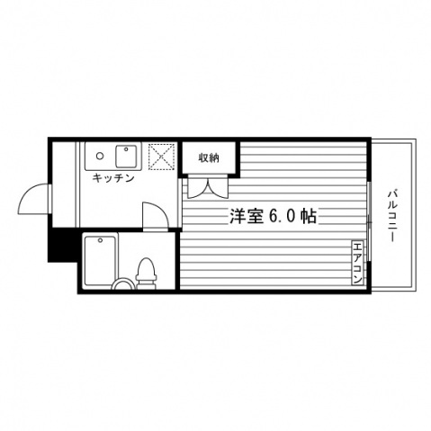 スカイセブン田中の間取り