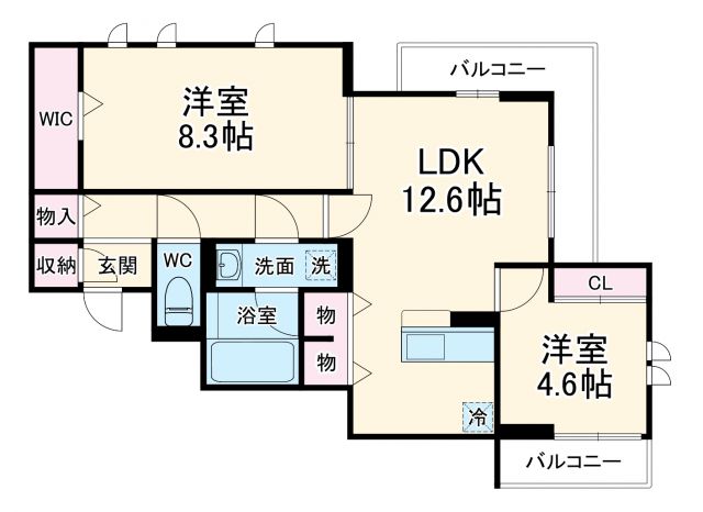 ベルフォルテの間取り