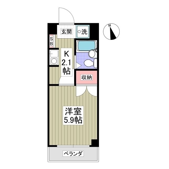 白岡市小久喜のマンションの間取り