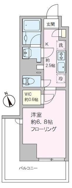 エクセレンティ市川の間取り