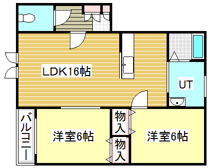 パイナップルハウスＢの間取り