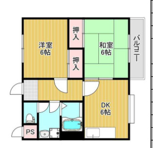 ＧＲＥＥＮ鳳の間取り