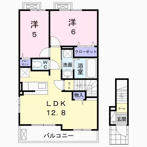 エスターテの間取り