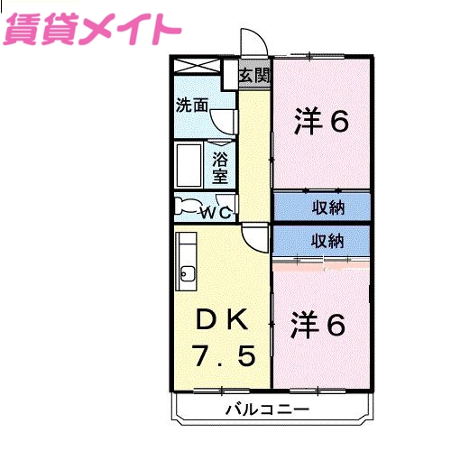 プラドール９２の間取り