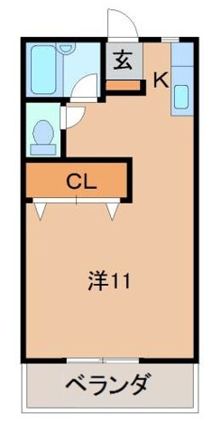 ハイツ橿山IIの間取り