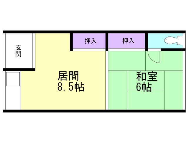 佐々木アパートの間取り