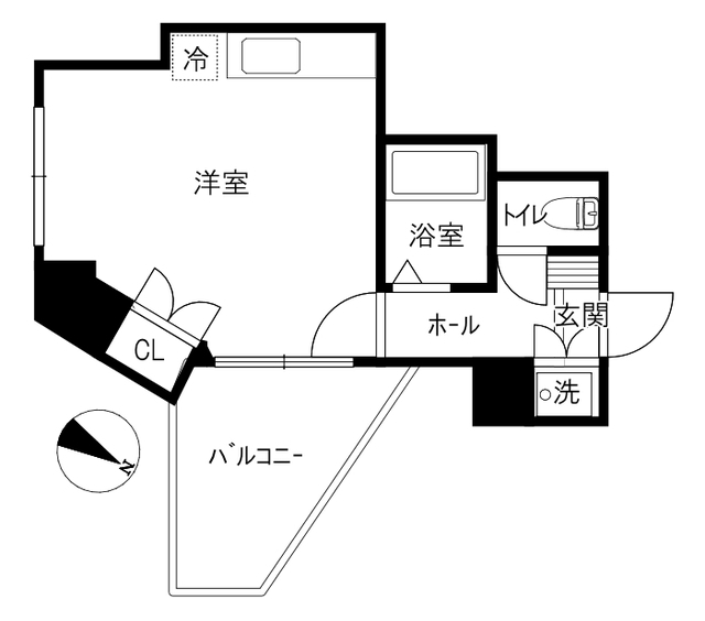 リブロイヤル石引の間取り