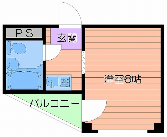 オルバス関目の間取り