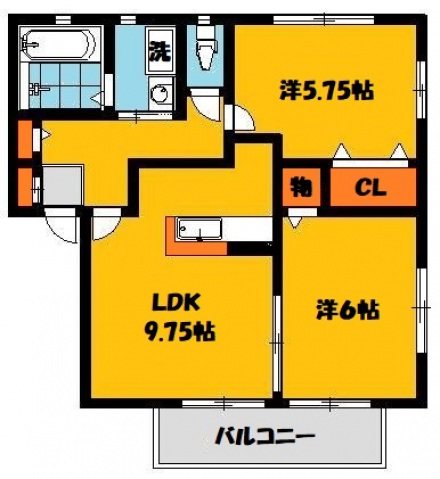 ソレアードセレーサEの間取り