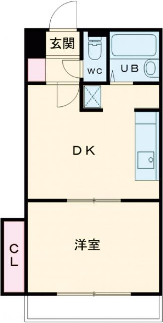 【百間町グランドマンションの間取り】