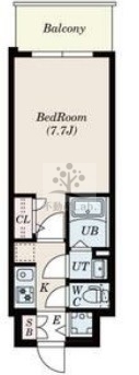 S-RESIDENCE難波大国町dominaの間取り