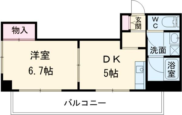 名古屋市西区幅下のマンションの間取り