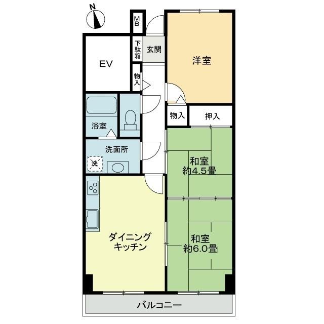 スカール太田の間取り