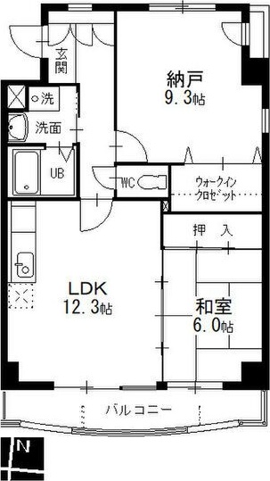 名古屋市西区庄内通のマンションの間取り