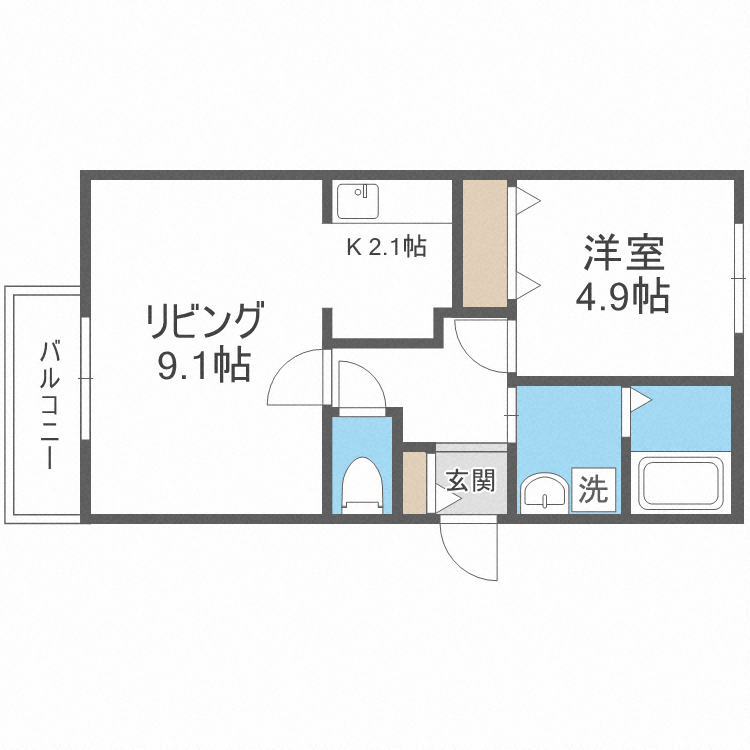 グランフォレスト真栄の間取り