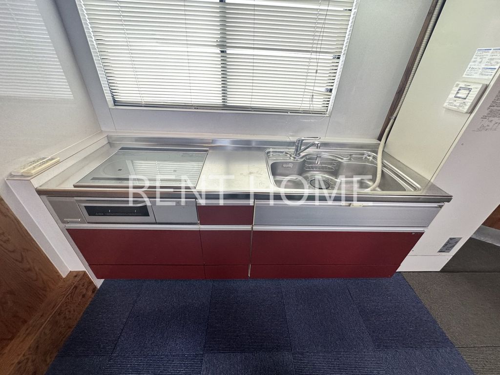 キッチン　３口システムキッチン