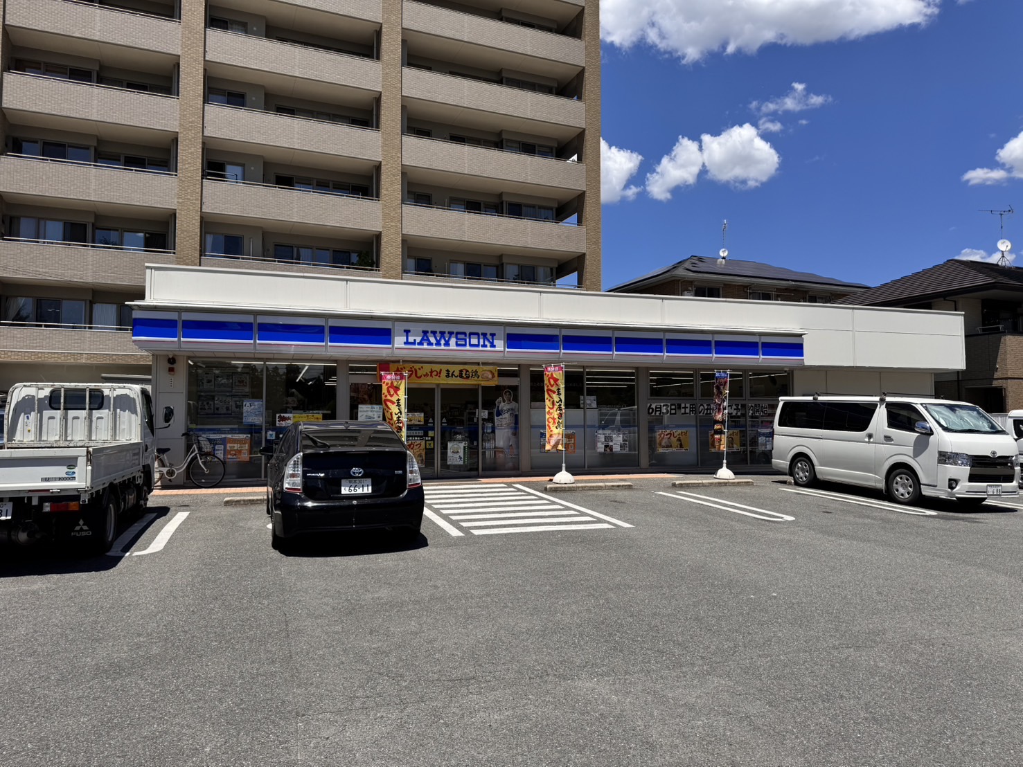 コンビニ　ローソン熊本神水一丁目店（コンビニ）まで515m