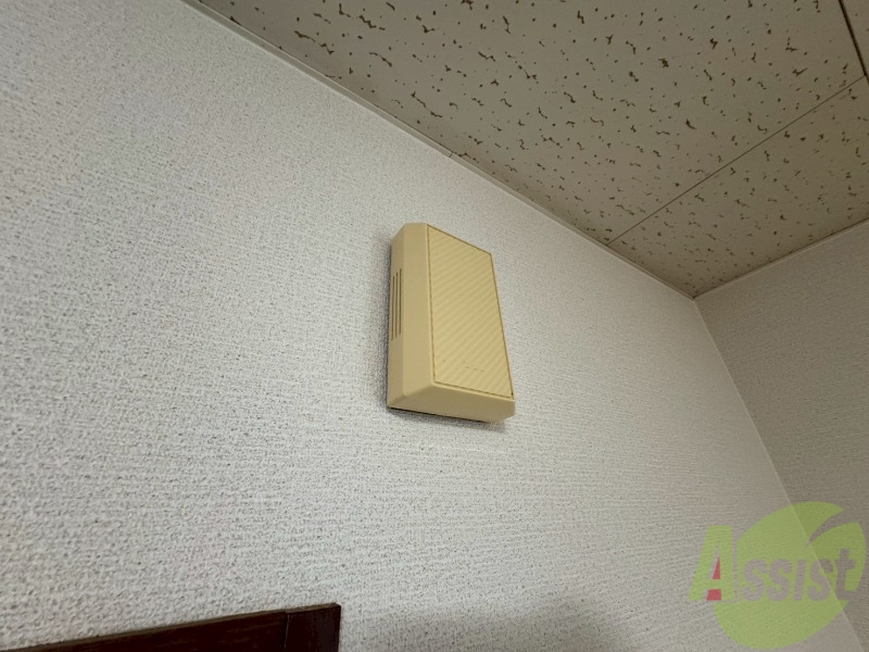 セキュリティ　来客時にはこちらのチャイムが鳴りますよ。