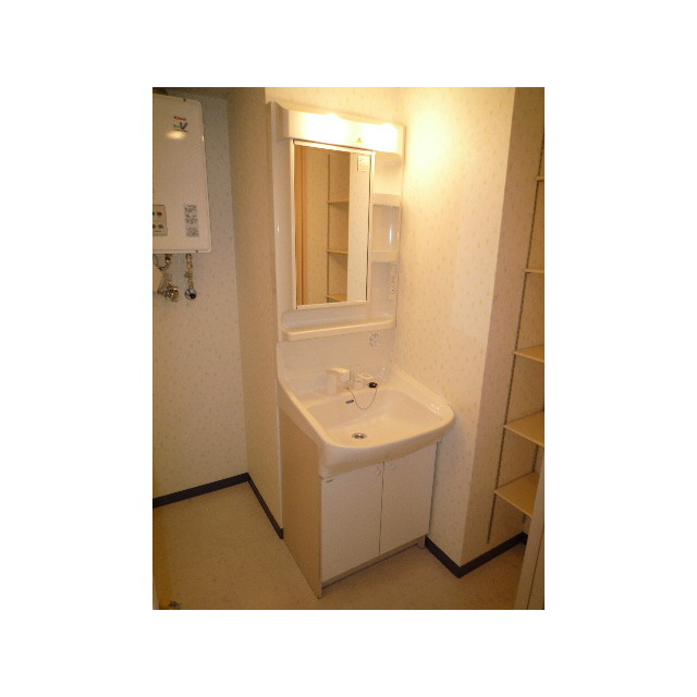 洗面設備　シャワードレッサー付きです。