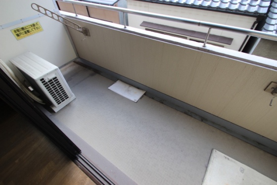 バルコニー　※別部屋の写真です