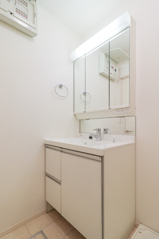 洗面設備　図面と現状に相違がある場合には現状を優先