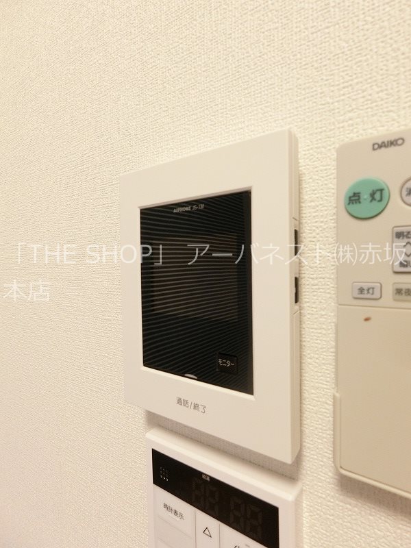 セキュリティ　モニター付きインターホン