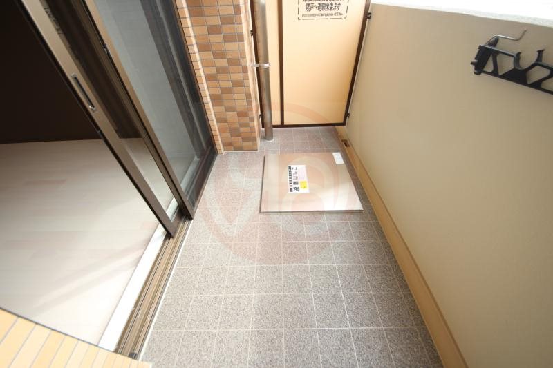 バルコニー　広々としたバルコニーです