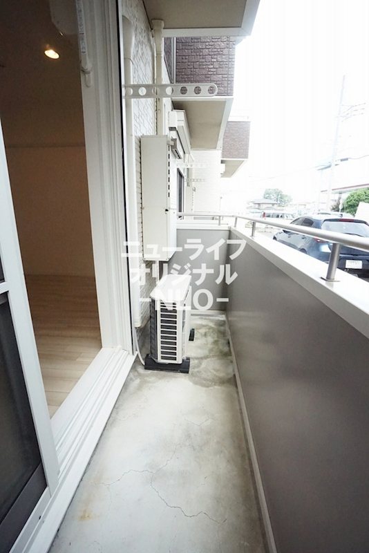 バルコニー　南に面したバルコニー☆お洗濯物も良く乾きます☆