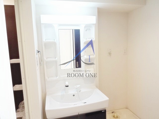 洗面設備　洗面台です。