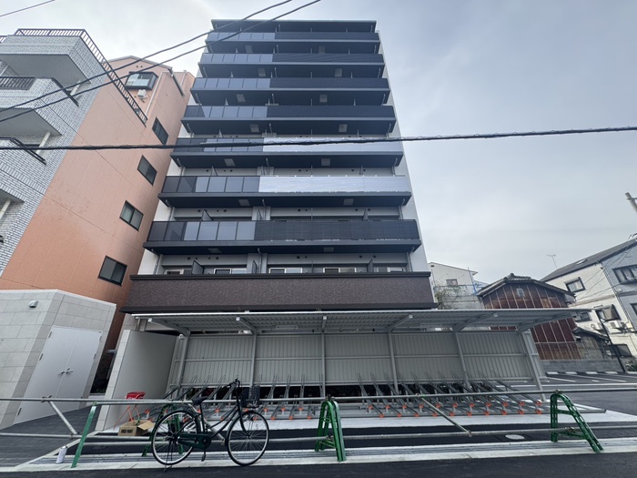 建物外観　建築中