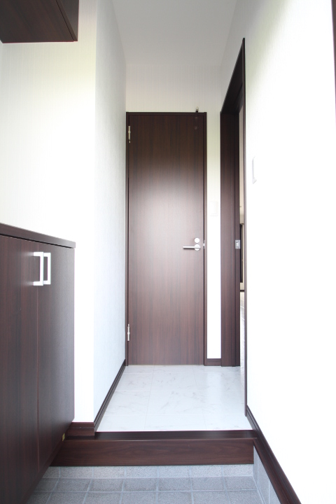 玄関　明るい玄関です♪