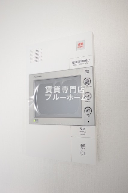 セキュリティ　安心のモニター付きインターホン！