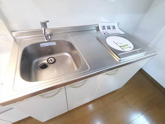 キッチン　調理スペースが広く自炊をご希望の方にオススメ